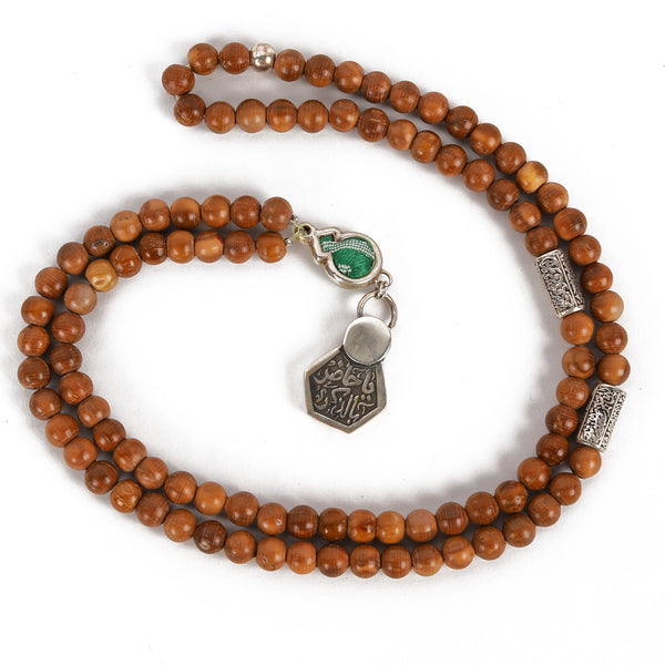 Cok Rosary with green kiswah