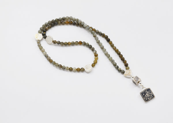 Labradorite Cube Rosary