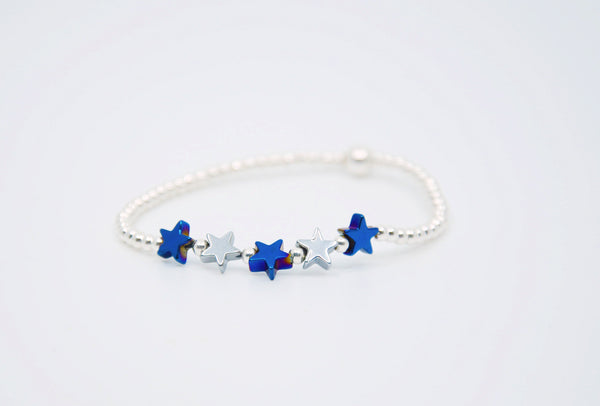 Shine Hematite Stars Bracelet