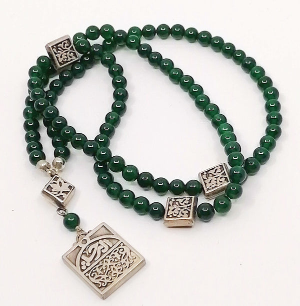 Green Agate Rosary