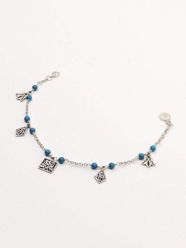 Floral Turquoise bracelet