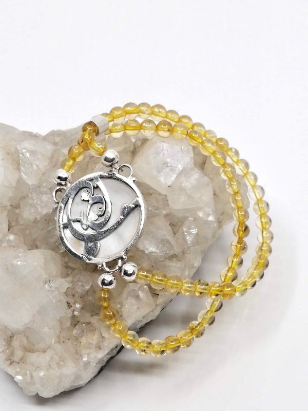 Citrine watch Bracelet