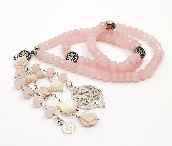 Rose Quartz Rosary